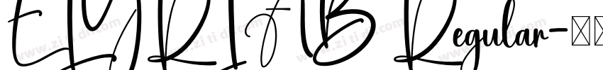 ELYRIAB Regular字体转换